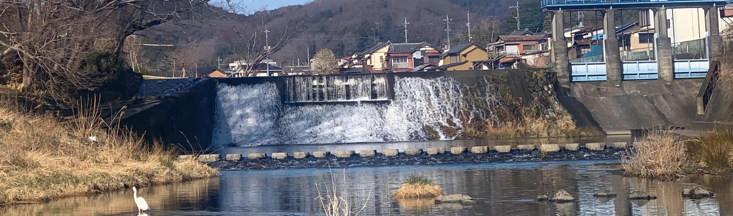 小川町と言えば、槻川！
市民に愛されている栃本親水公園からの一枚。